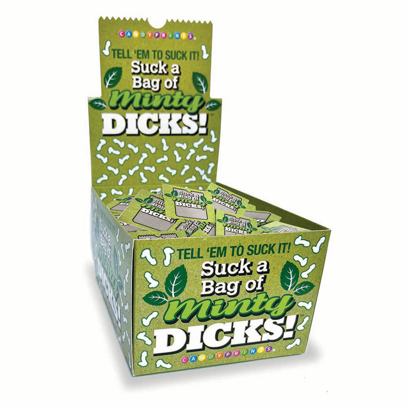 Suck A Bag Of Minty Dicks 5Pc Bags Display Of 100 Bags