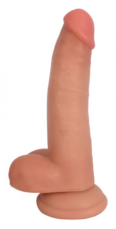 Jock Bareskin 8In Vanilla Dildo with Balls