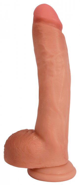Jock Bareskin 9In Vanilla Dildo W/ Balls