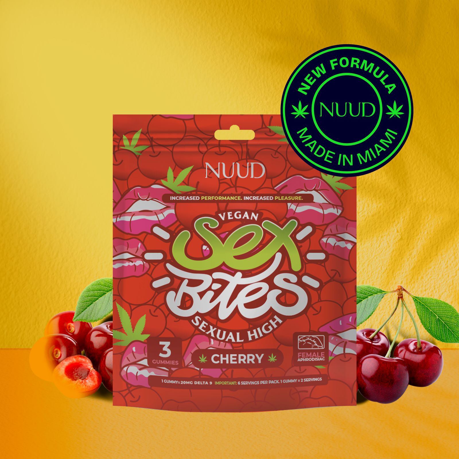 Sex Bites Cherry Women'S Gummies
