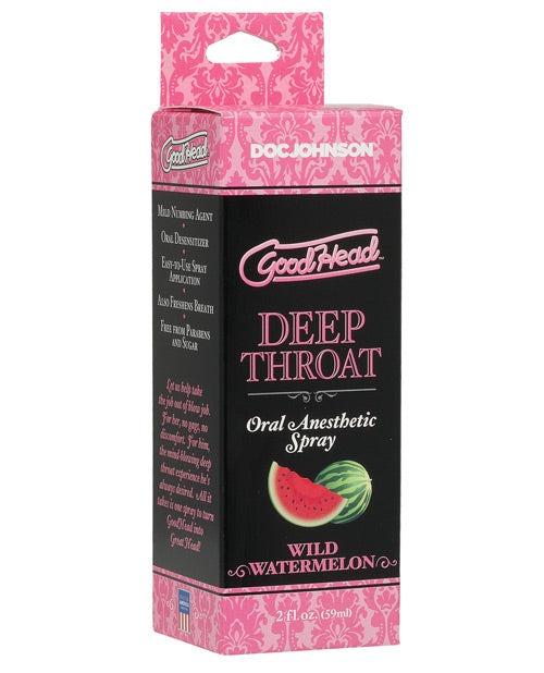 Goodhead Deep Throat Spray Watermelon 2 Fl oz