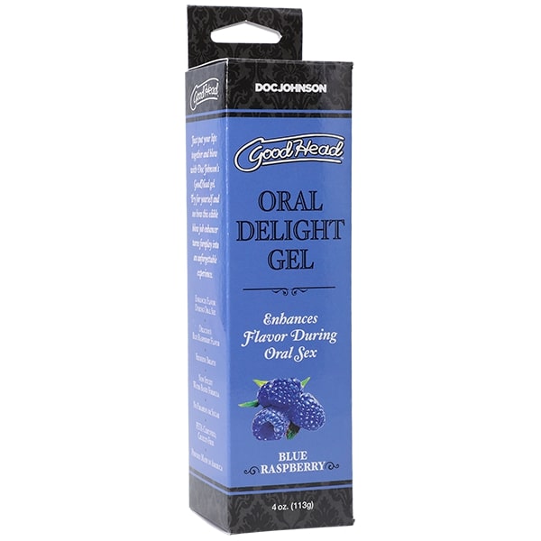 GOODHEAD ORAL DELIGHT GEL 4 OZ BLUE RASPBERRY