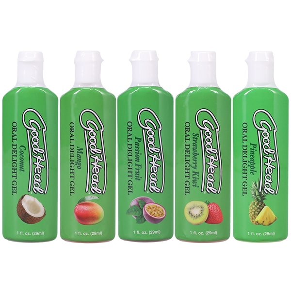 GOODHEAD ORAL DELIGHT GEL 5 PK TROPICAL FRUITS