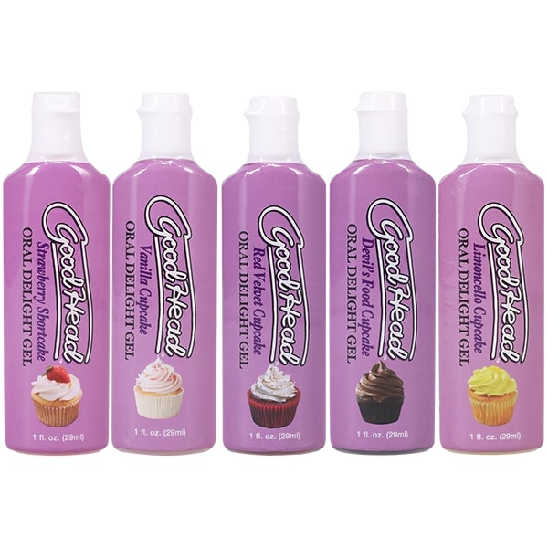 GOODHEAD ORAL DELIGHT GEL 5 PK CUPCAKES