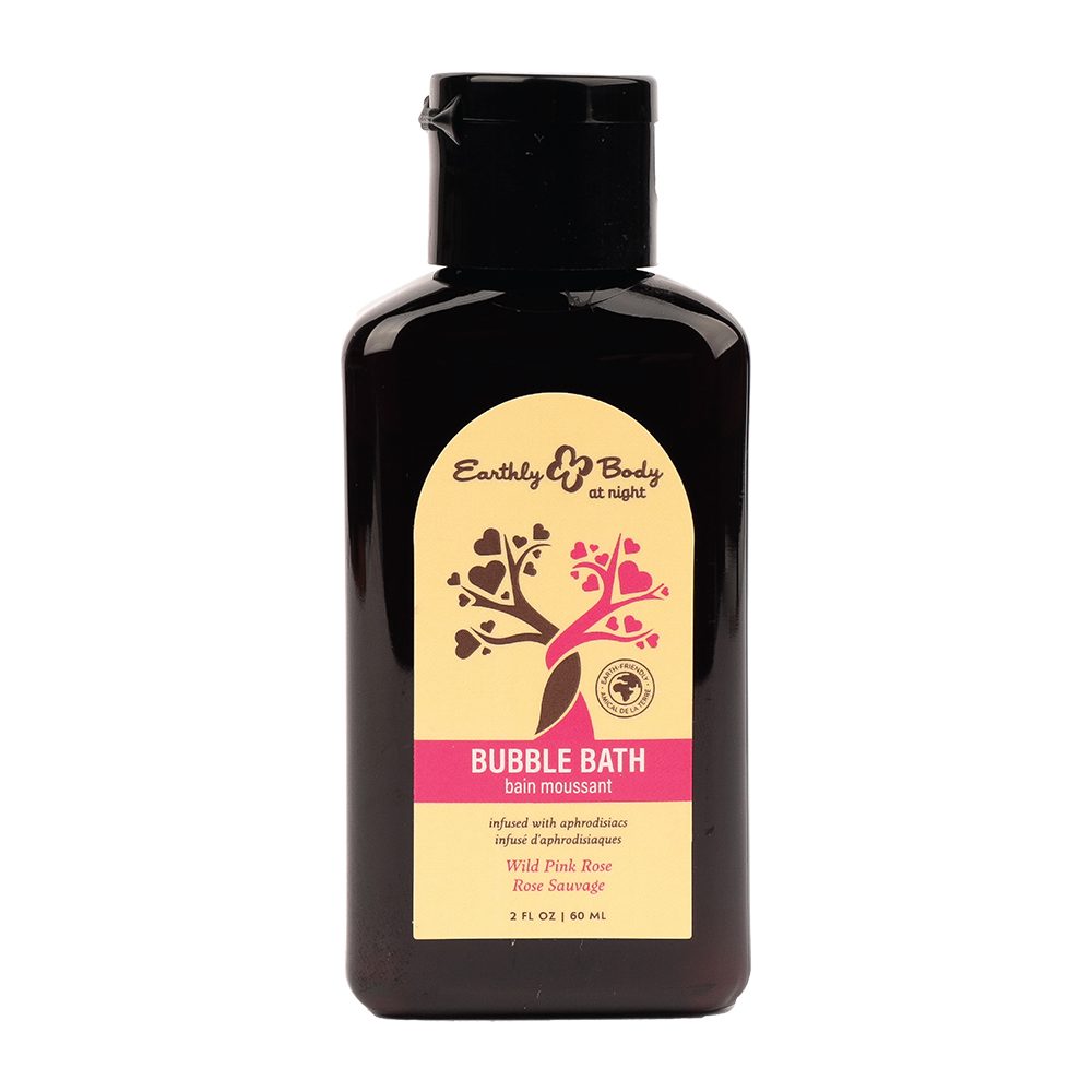 Hemp Seed By Night Bubble Bath Aphrodisiac Collection Wild Pink Rose 2OZ