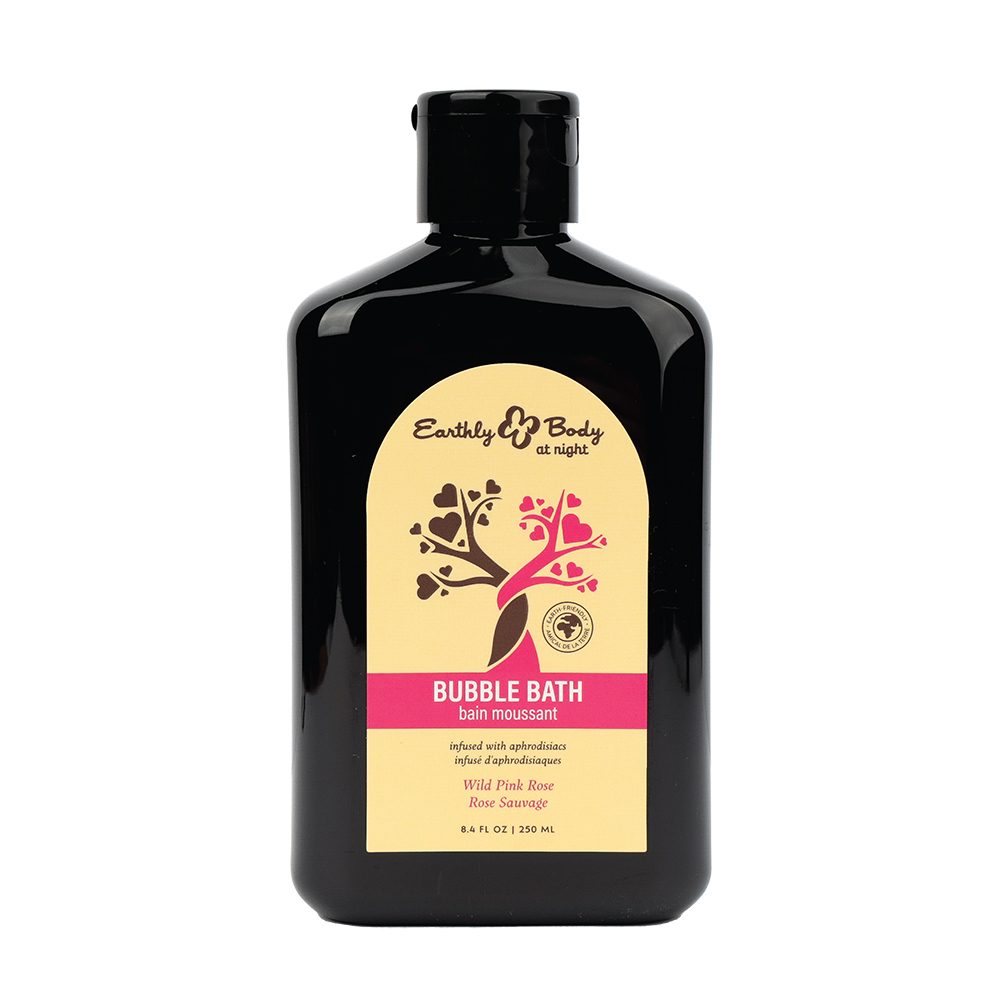 Hemp Seed By Night Bubble Bath Aphrodisiac Collection Wild Pink Rose 8.4Oz