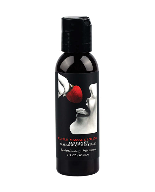 Edible Massage Lotion Strawberry 2Oz