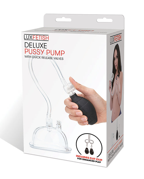 Lux Fetish Pussy Pump (Clit Clamp Included)