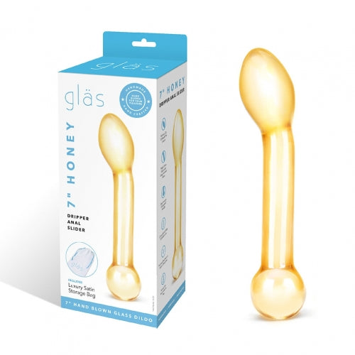 Glas 7In Honey Dripper Anal Slider