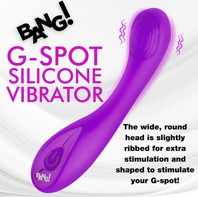 G-Spot Silicone Vibrator Purple