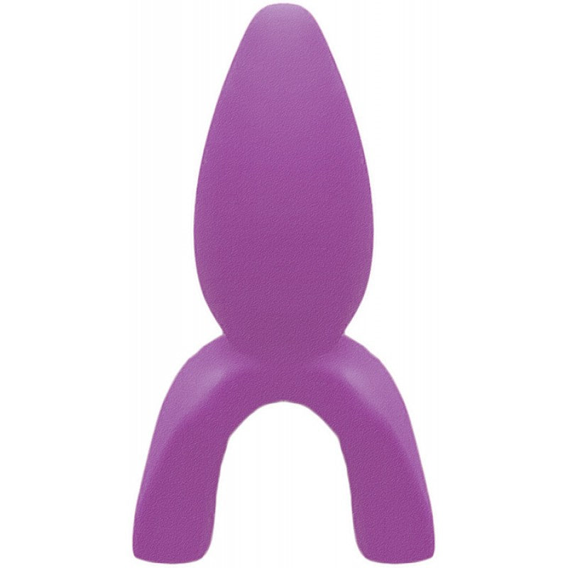 Tongue Star Stealth Rider Tongue Vibe with Contoured Pleasure Tip Purple