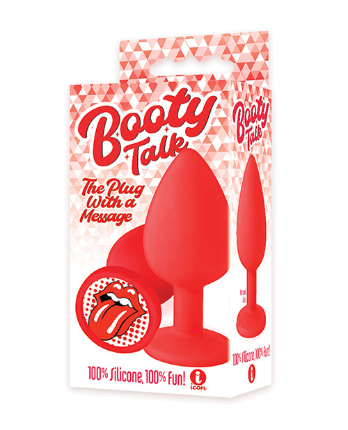 The 9'S Booty Talk The Tongue Silicone Butt Plug