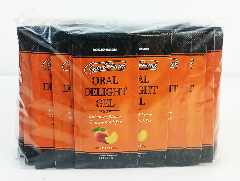 Goodhead Oral Delight Gel Bulk Refill Peach 48 Pcs 0.24 oz