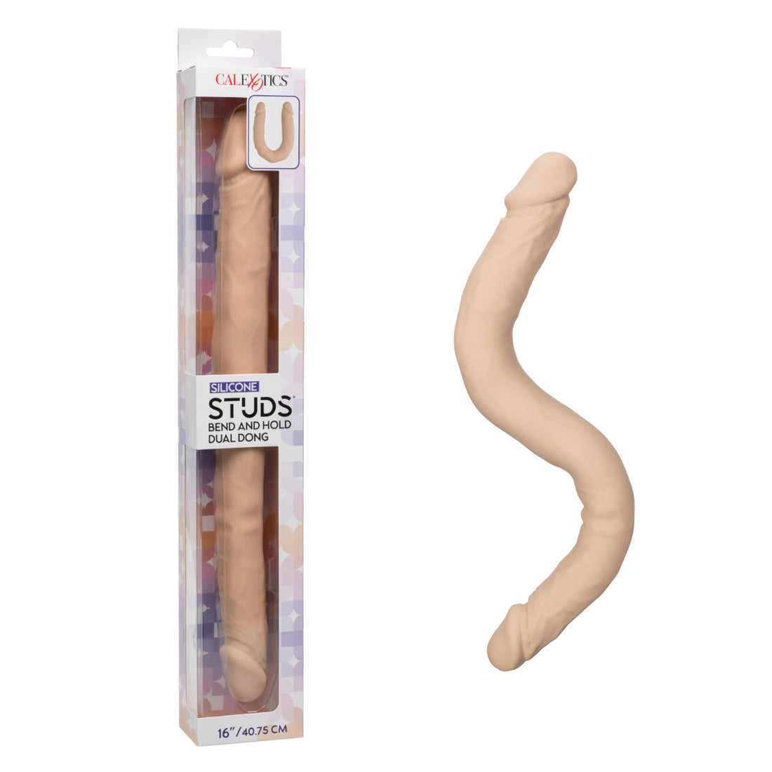 Studs Bend And Hold Dual Dong 16 Ivory "