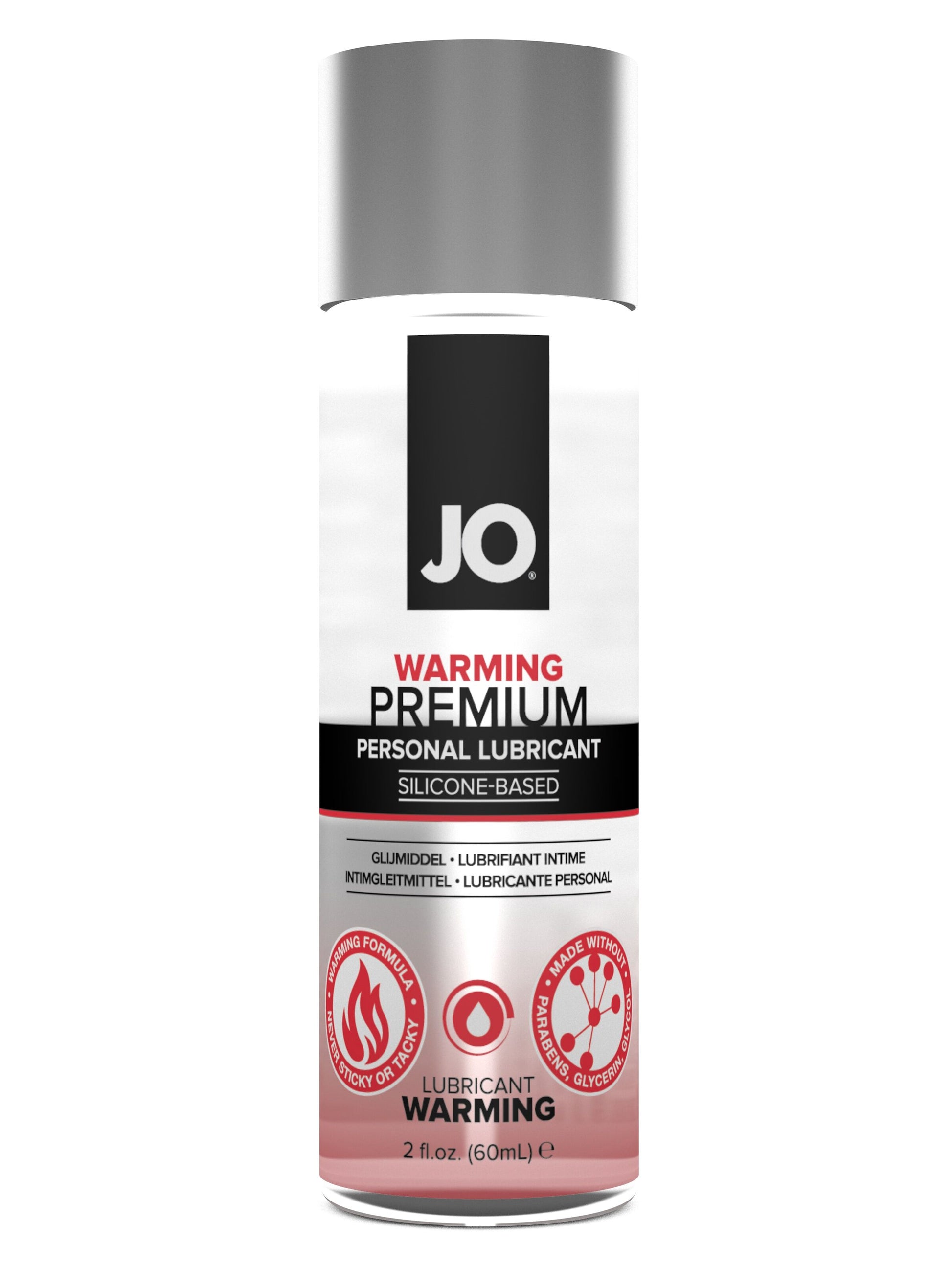 JO 2 oz Premium Silicone Warming Lubricant