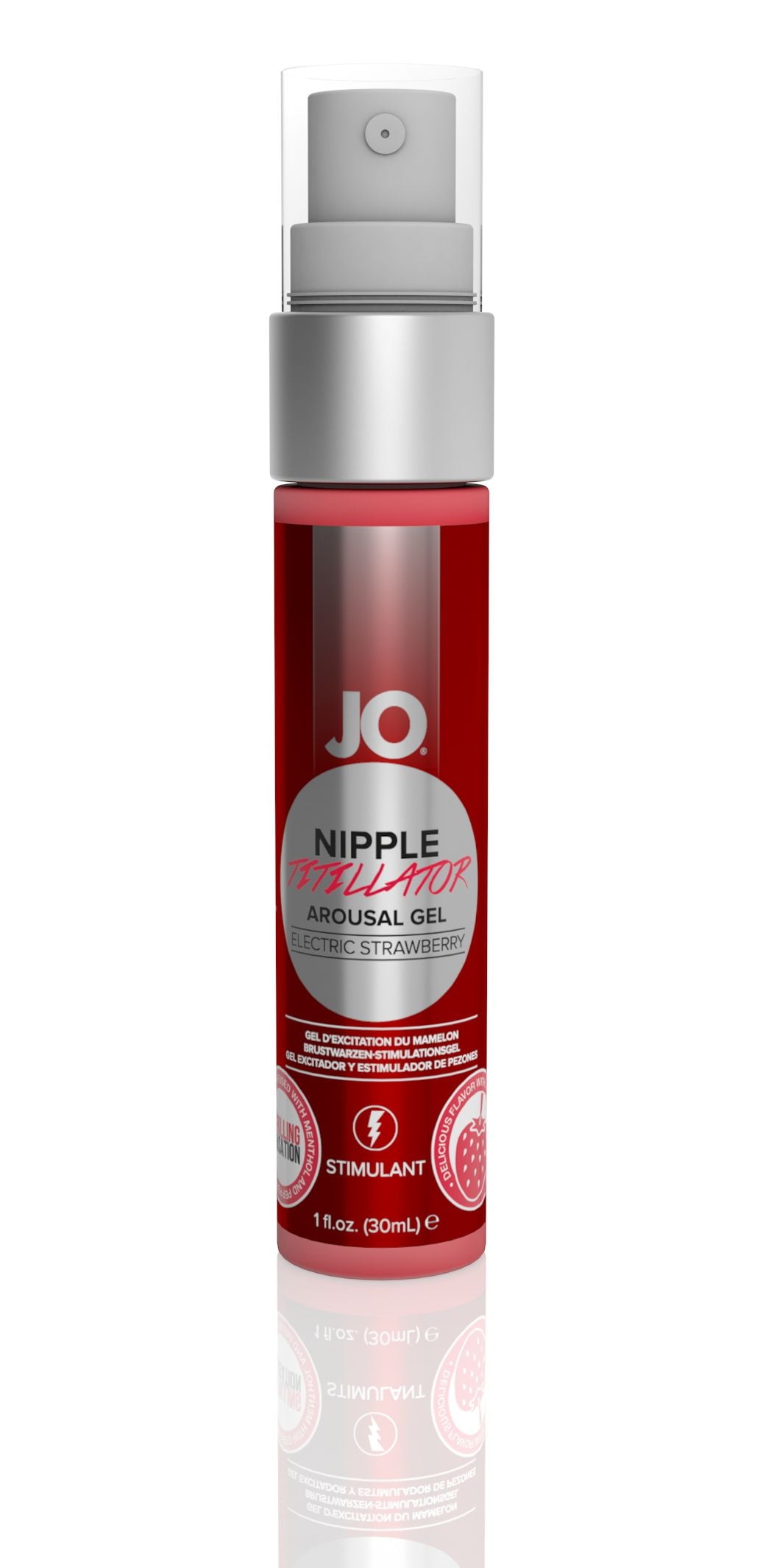 JO Nipple Titillator 1 oz Strawberry