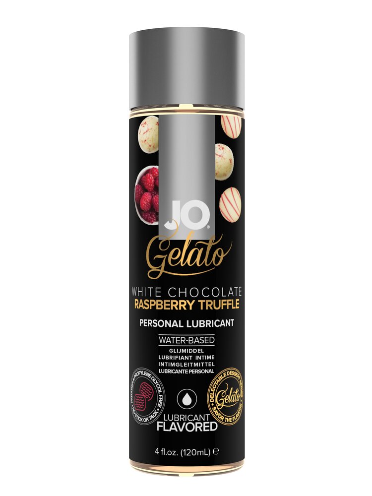 JO Gelato White Chocolate Raspberry Truffle Water Based 4 oz