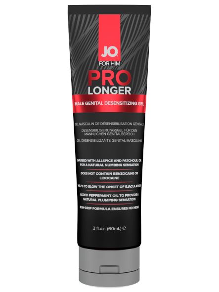 JO Prolonger Gel Desensitizer Benzocaine Free 2 oz