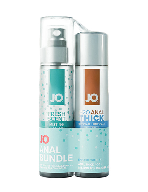 JO Bundle Anal Thick 4OZ + Misting Toy Cleaner