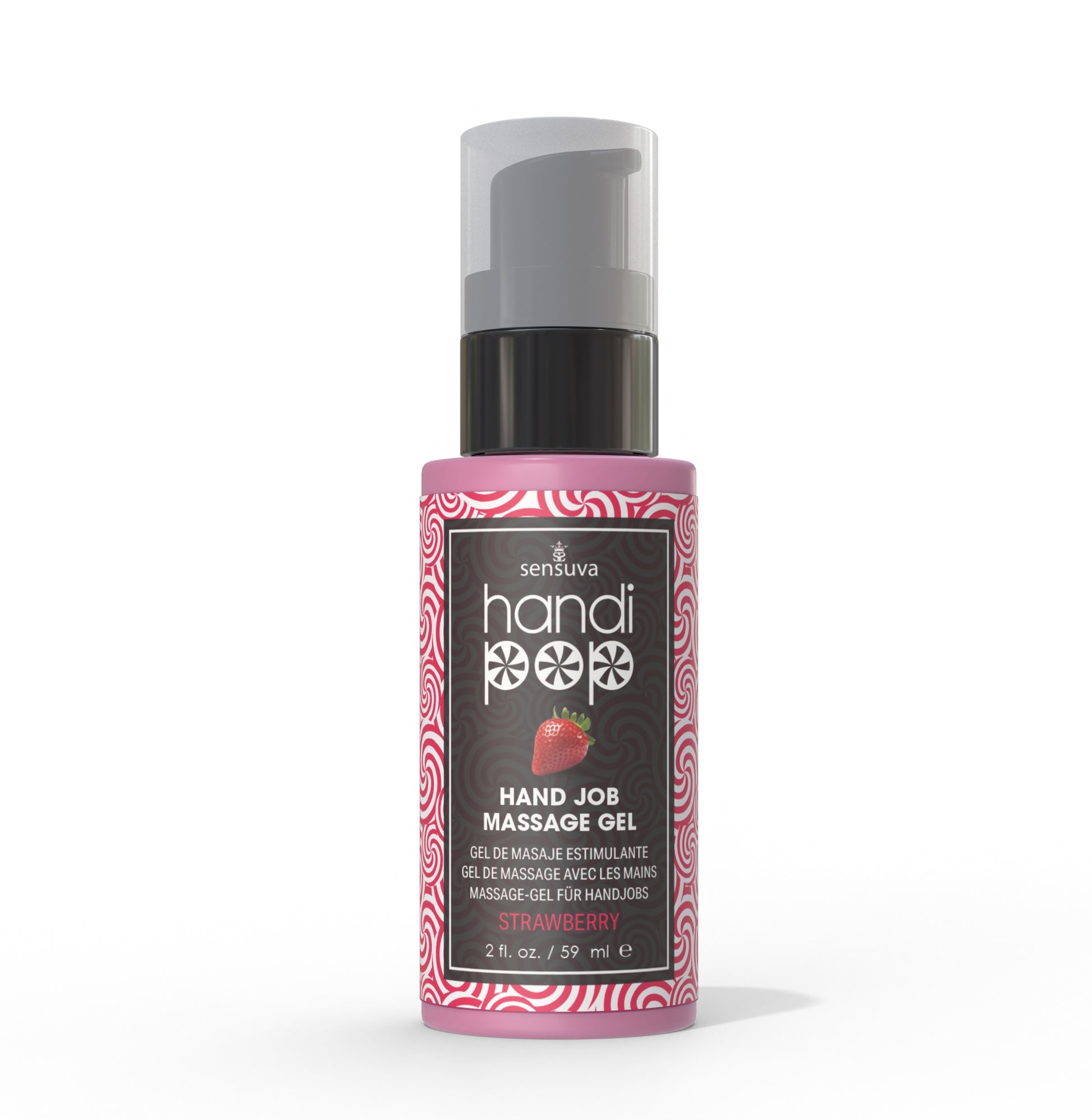 Handipop Edible Massage Gel Strawberry 2 oz