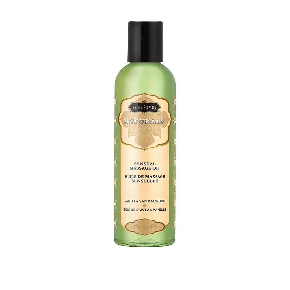 Massage Oil Natural Vanilla Sandalwood 2Fl oz