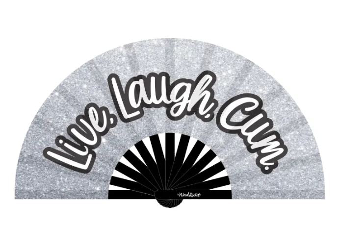 Live Laugh Cum Fan (Net)