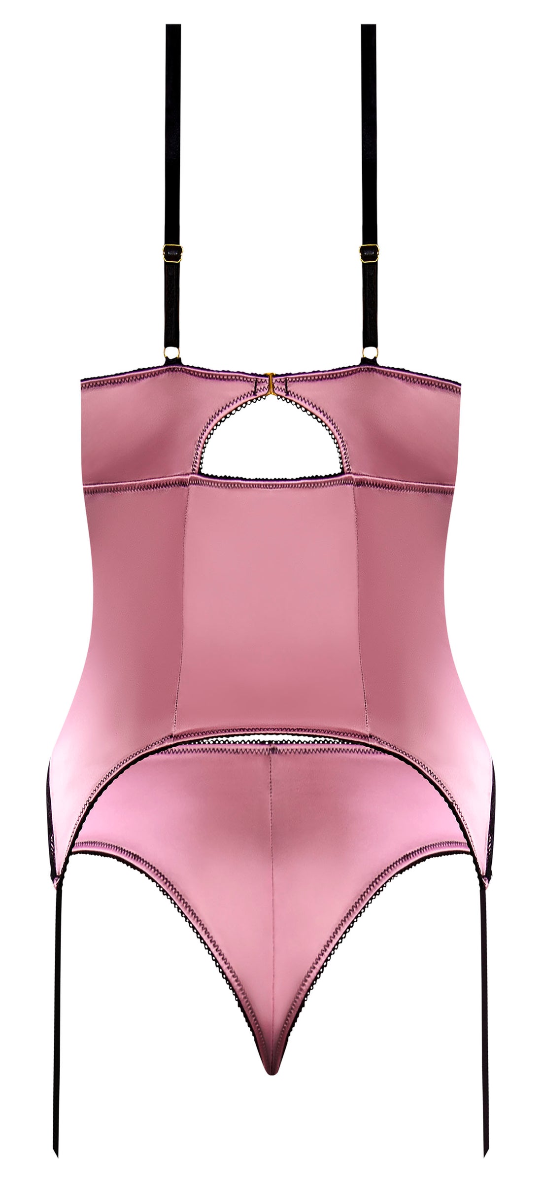 Sensual Desires Basque & Tanga Set Mauve L/XL