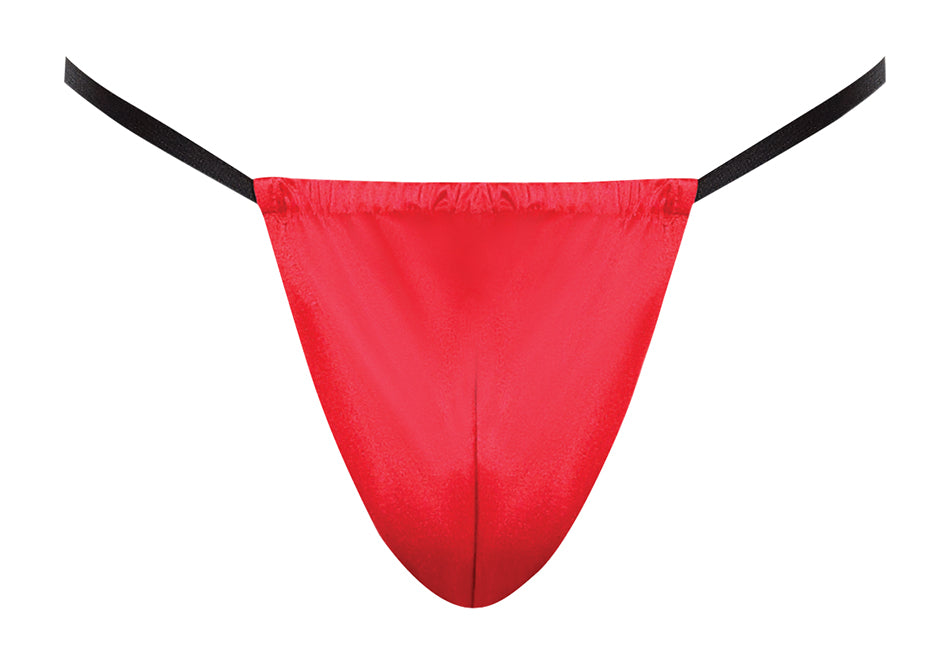💎 Male Power Satin Lycra Posing Strap – Red | Blue (One Size Fits Most) POSING STRAP SATIN LYCRA