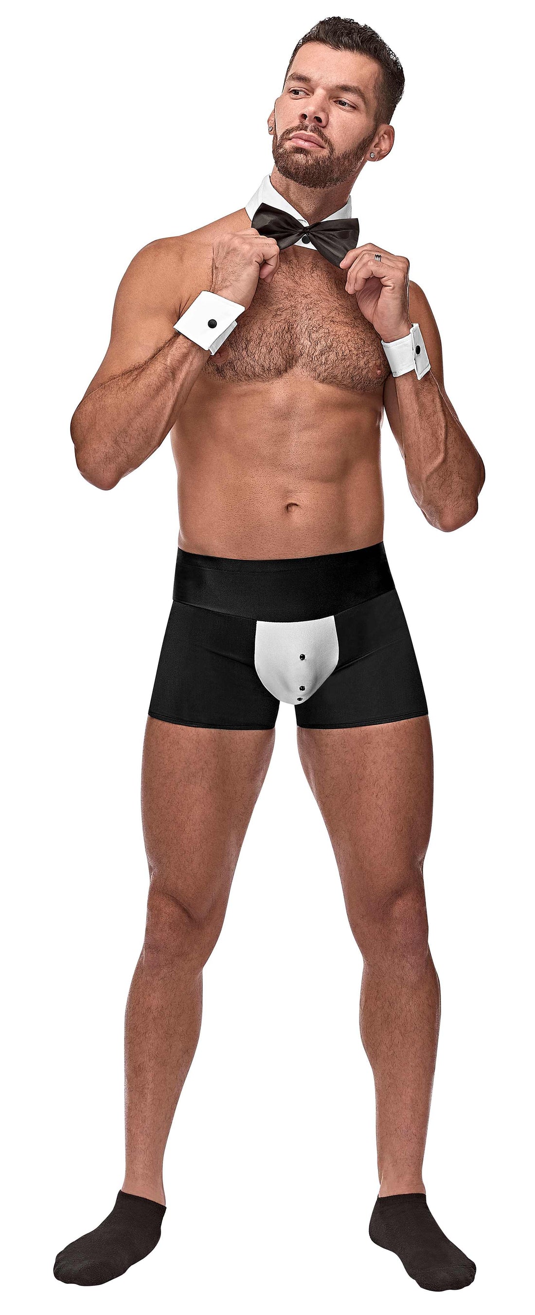 🍽️ Male Power “Butt-ler” Costume – S, M, L, XL - COSTUME BUTT-LER BLACK