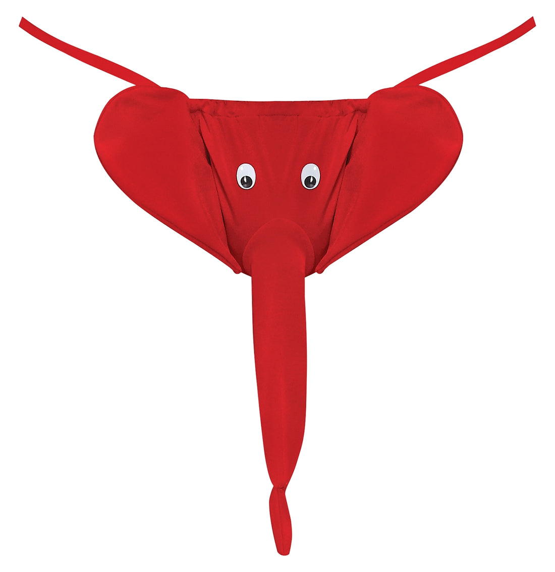🐘 Male Power Novelty Squeaker Elephant G-String O/S – Funny Men’s Thong Underwear with Trunk & Squeaker - NOVELTY SQUEAKER ELEPHANT G-STRING O/S