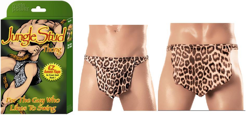 Novelty Jungle Stud Loin Cloth O/S