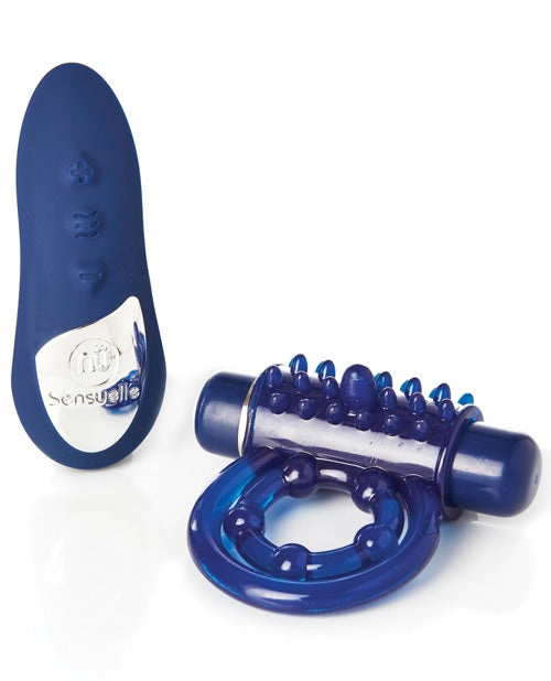 Sensuelle R/C Bullet Ring Blue