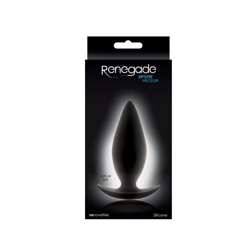 Renegade Spades Medium Black Plug
