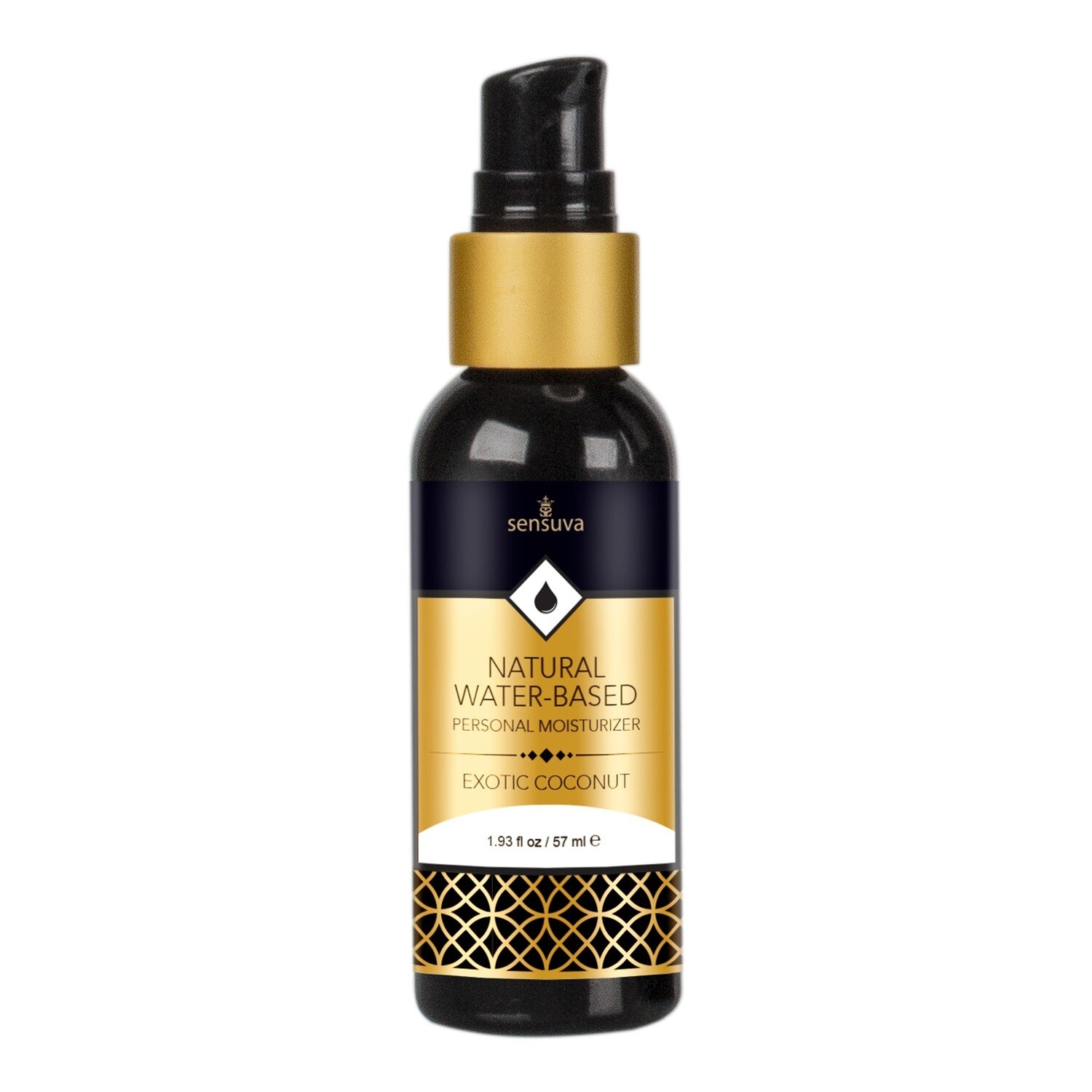 Natural Water-Based Personal Moisturizer Exotic Coconut 2Oz