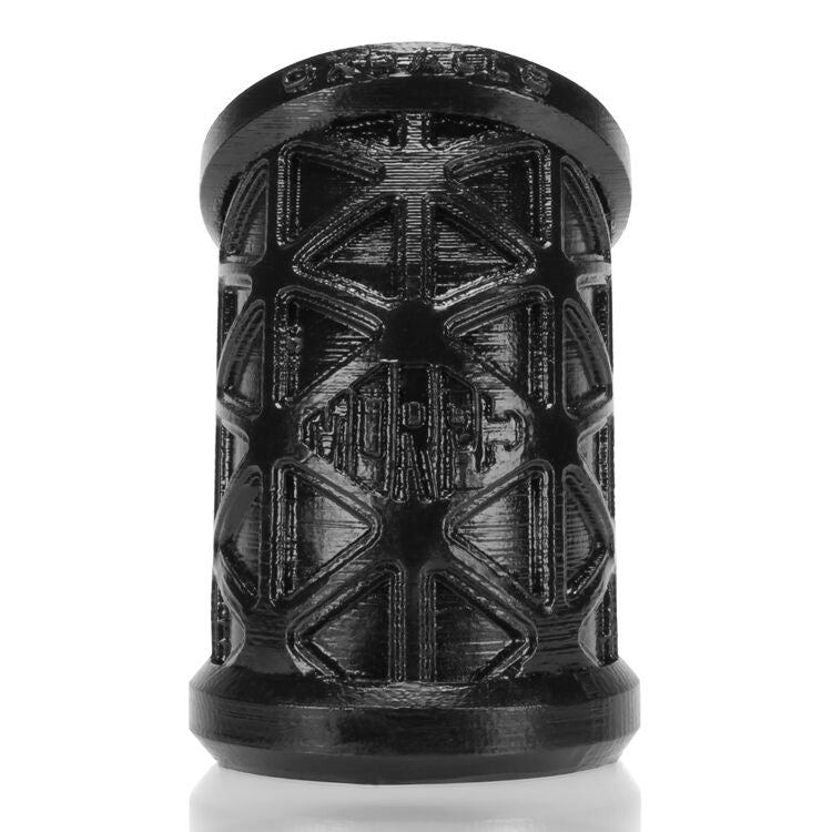Morph Sleek Geometric Pattern Ballstretcher Silicone Smoosh Black (Net)