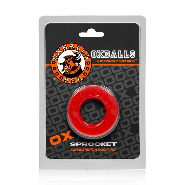 Sprocket Cockring Atomic Jock TPR Red (Net)