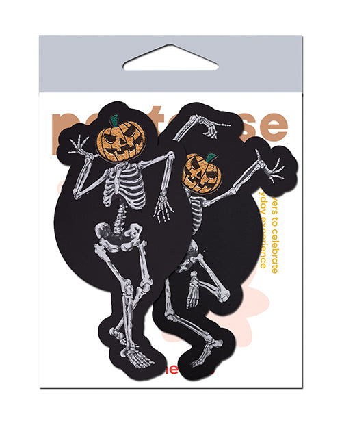 Pastease Dancing Skeletons with Pumpkin Heads