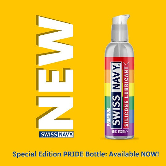 Swiss Navy Pride Lube Silicone 4Oz