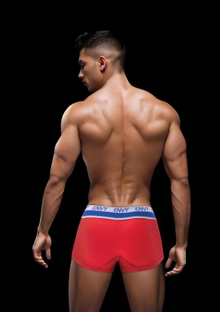 Envy Sporty Lace Up Trunk Red M/L