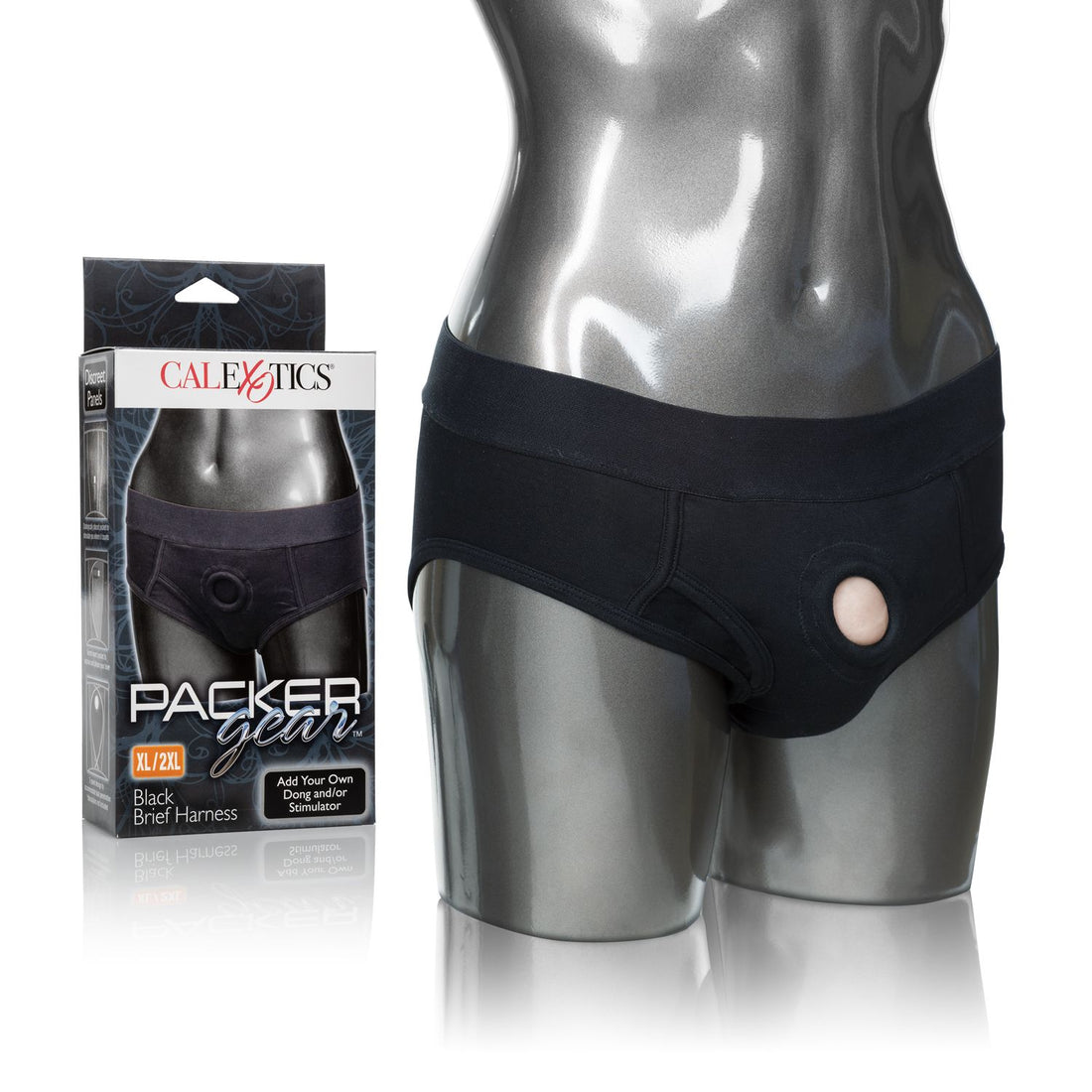 Packer Gear Black Brief Harness XL/2Xl