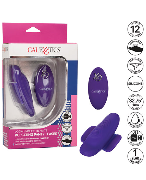 Lock-N-Play Remote Pulsating Panty Teaser