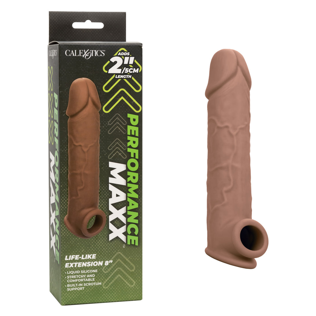 PERFORMANCE MAXX LIFE-LIKE EXTENSION 8 in BROWN