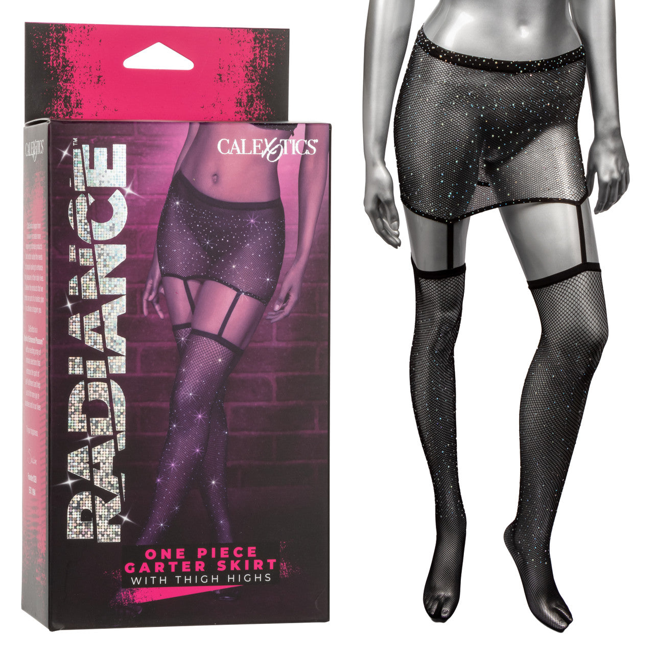 Radiance 1PC Garter Skirt W/ Thigh Highs