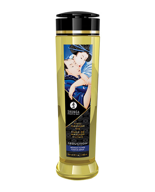 Massage Oil Seduction/ Midnight Flower 8OZ