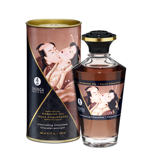 Warming Massage Oil Intoxicating Chocolate 3.5 oz