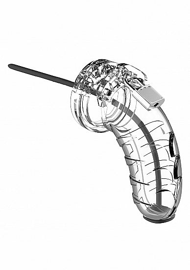 Mancage Model 16 Chastity 4.5 In Cage with Plug