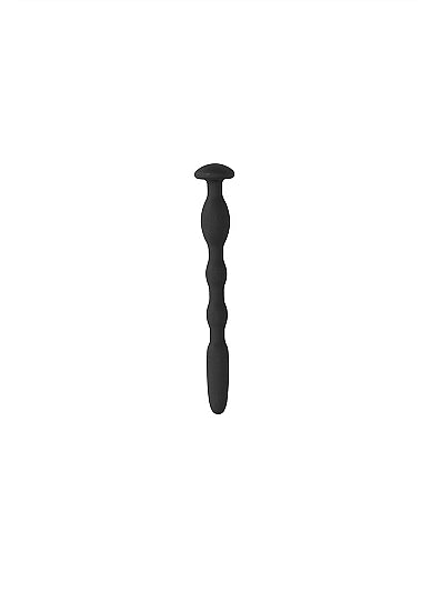Ouch! Silicone Penis Plug W/ Ribbing 0.4In/ 11Mm