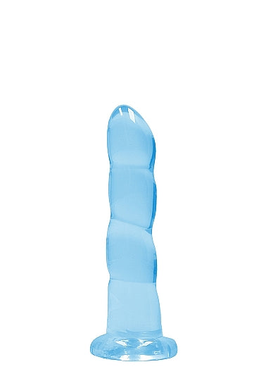 Realrock Non Realistic Dildo W Suction Cup 7In Blue