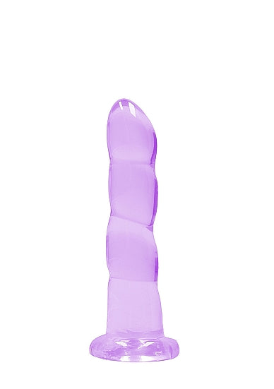 Realrock Non Realistic Dildo W Suction Cup 7In Purple