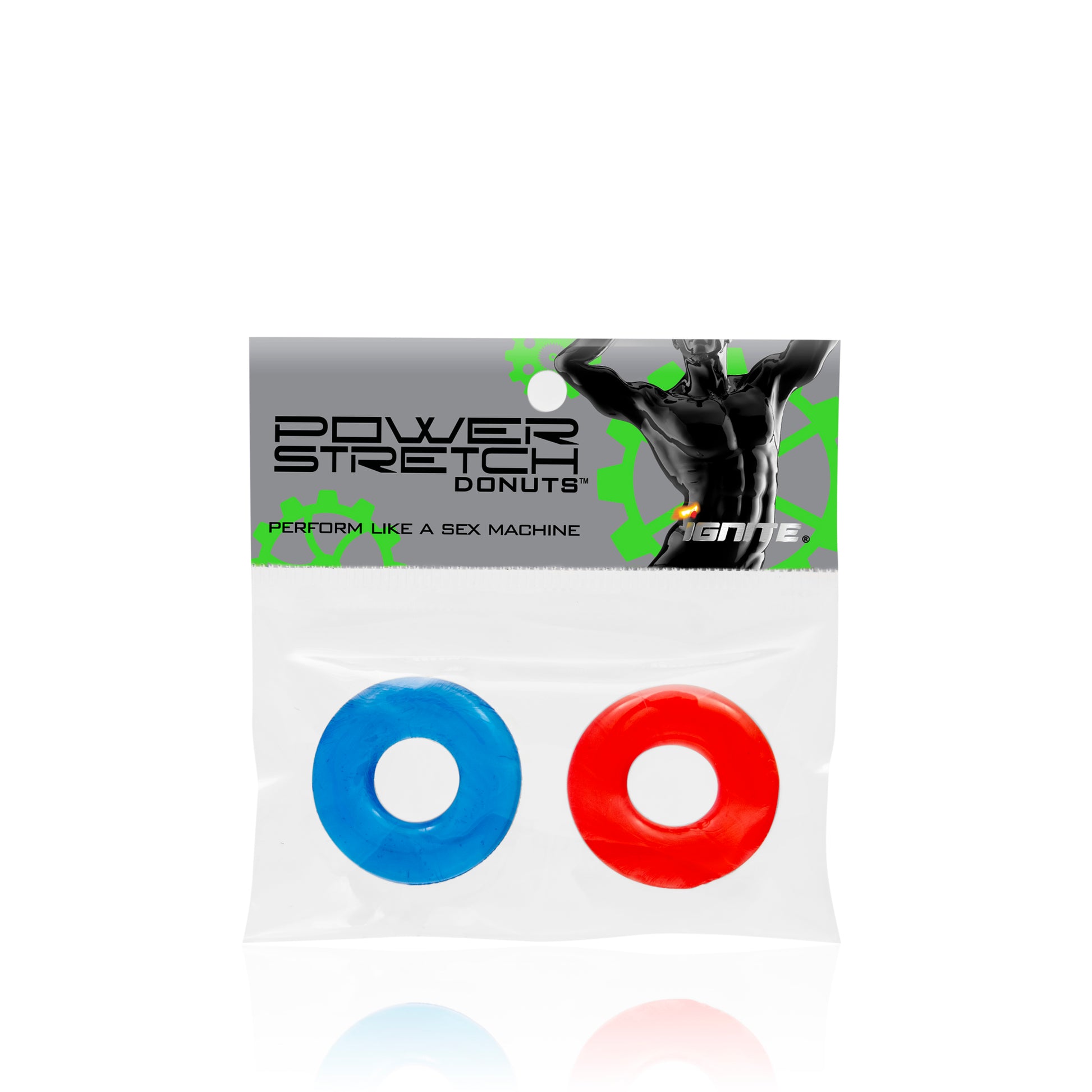 Power Stretch Donuts 2Pk Red/Blue
